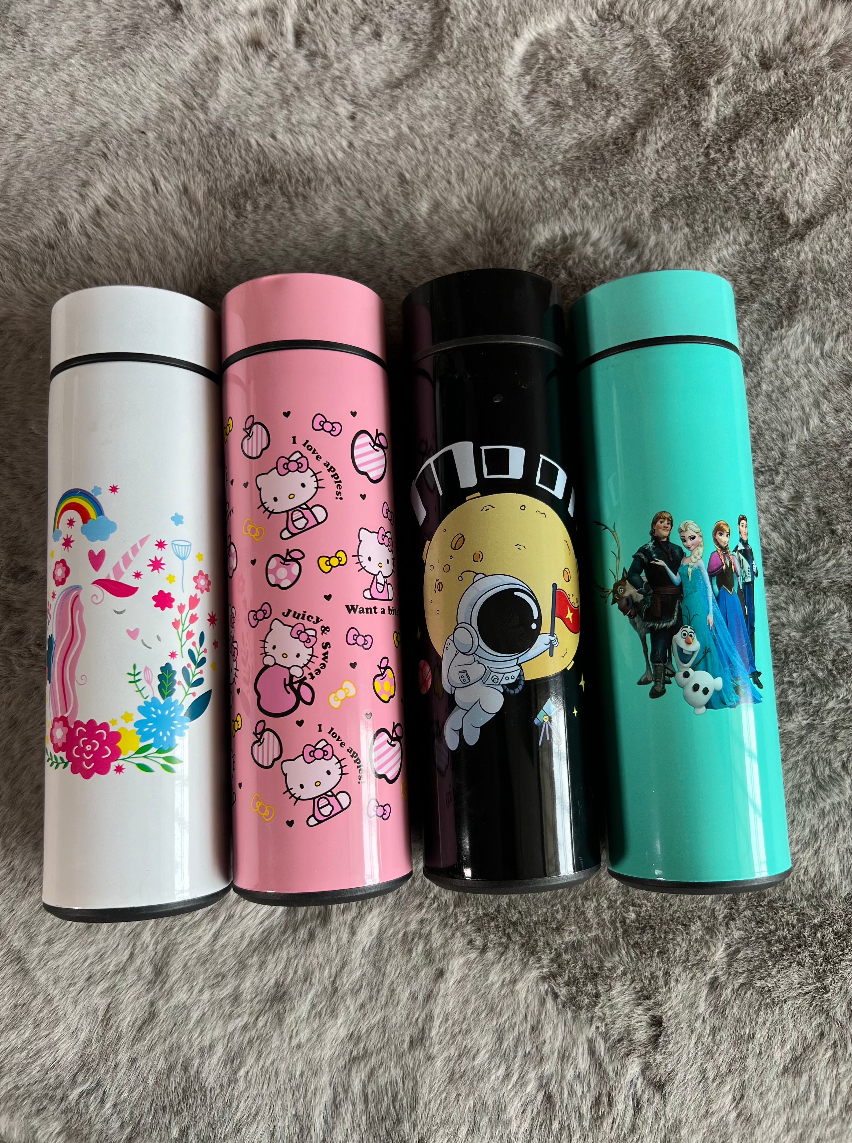 Printed Temperature Bottles for Boys & Girls - Cool Kids' Birthday Return Gifts