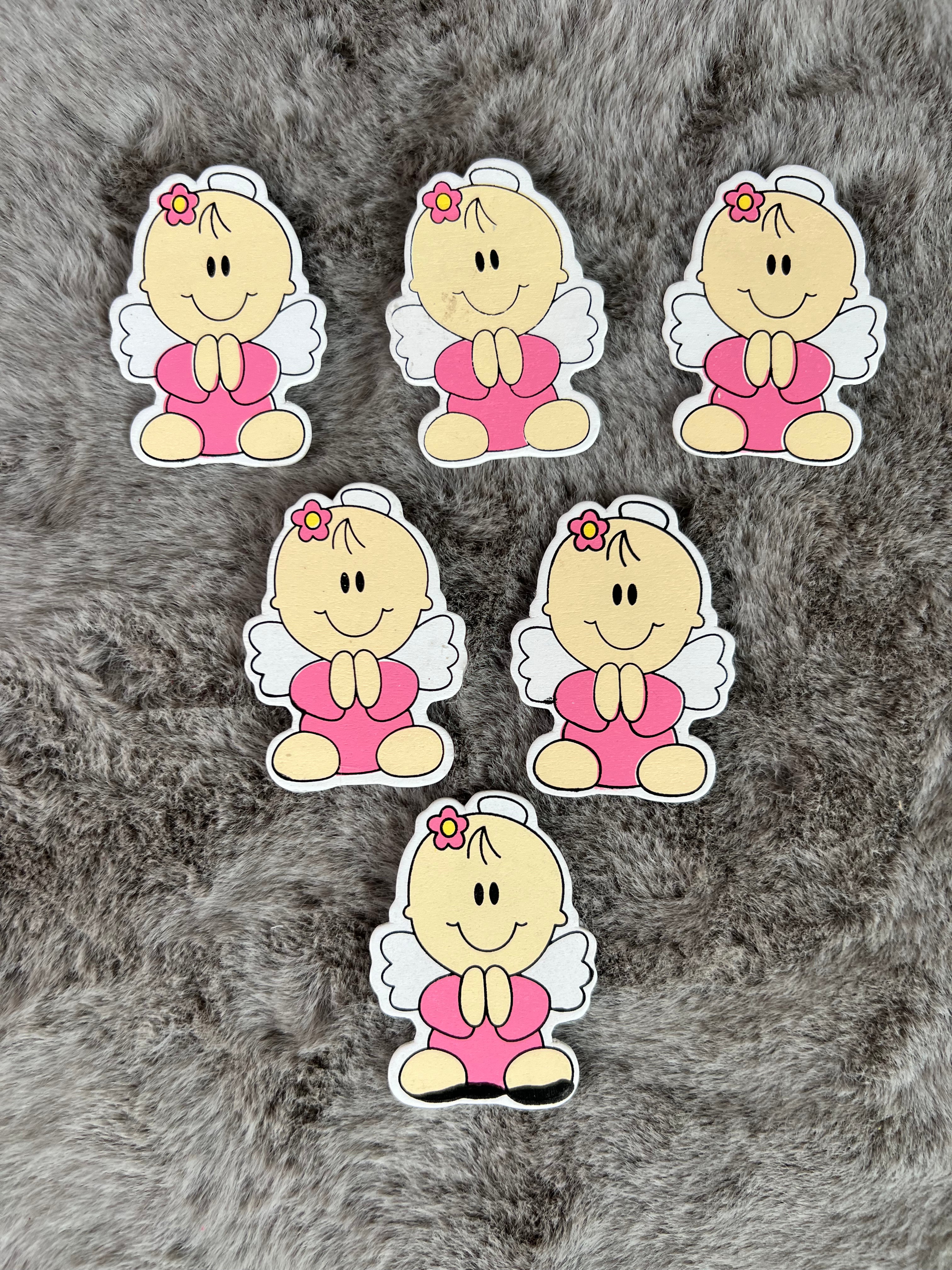Charming Baby Boy & Baby Girl MDF Cutouts - Ideal for Decorations, Gift Packing, Baby Showers, Newborn Announcements, and First Birthdays