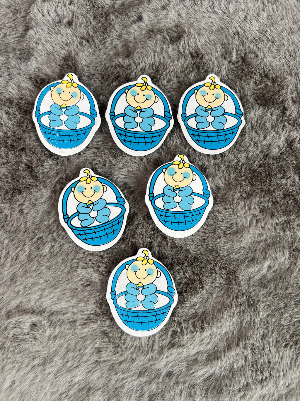 Charming Baby Boy & Baby Girl MDF Cutouts - Ideal for Decorations, Gift Packing, Baby Showers, Newborn Announcements, and First Birthdays