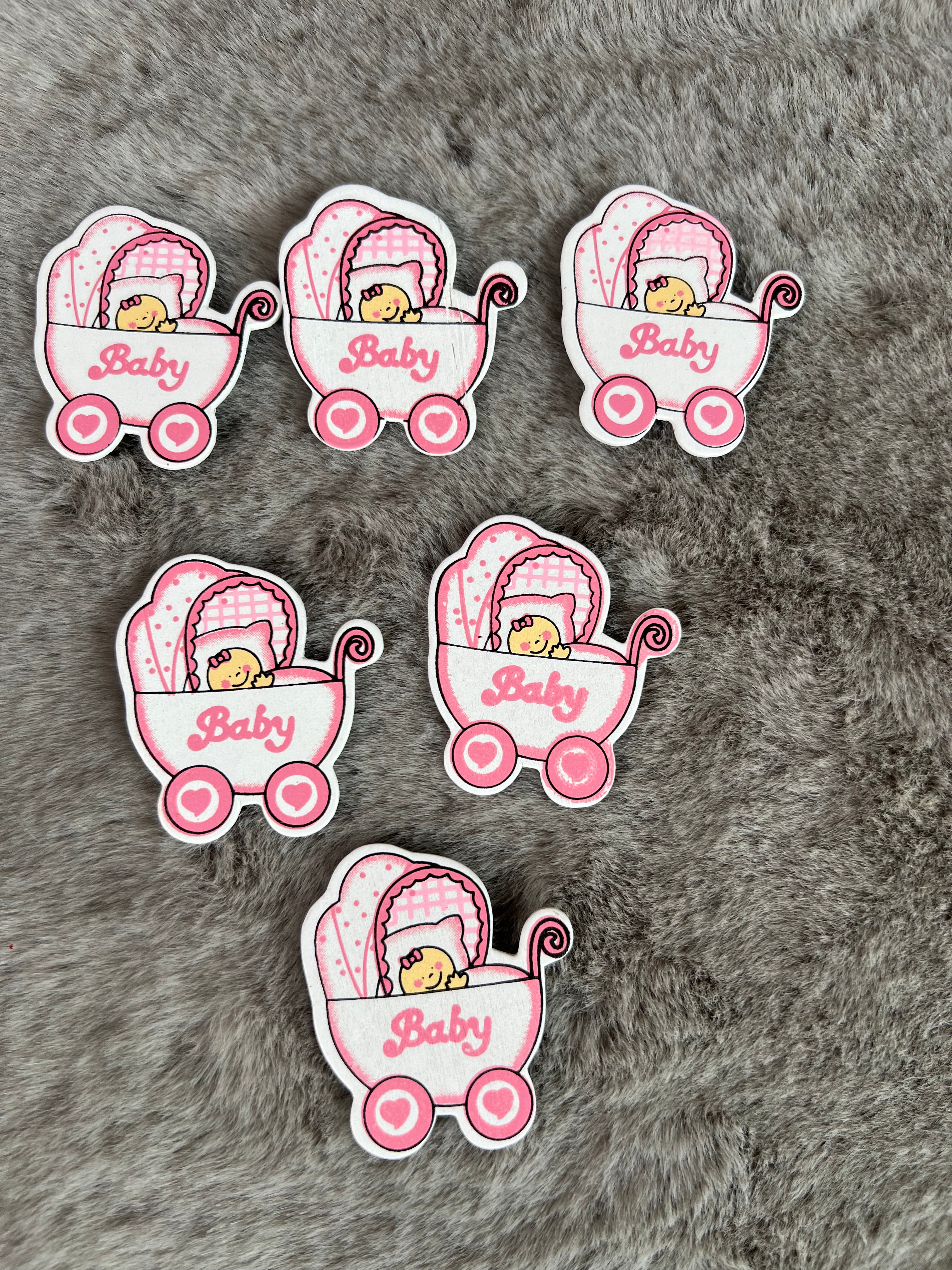 Charming Baby Boy & Baby Girl MDF Cutouts - Ideal for Decorations, Gift Packing, Baby Showers, Newborn Announcements, and First Birthdays