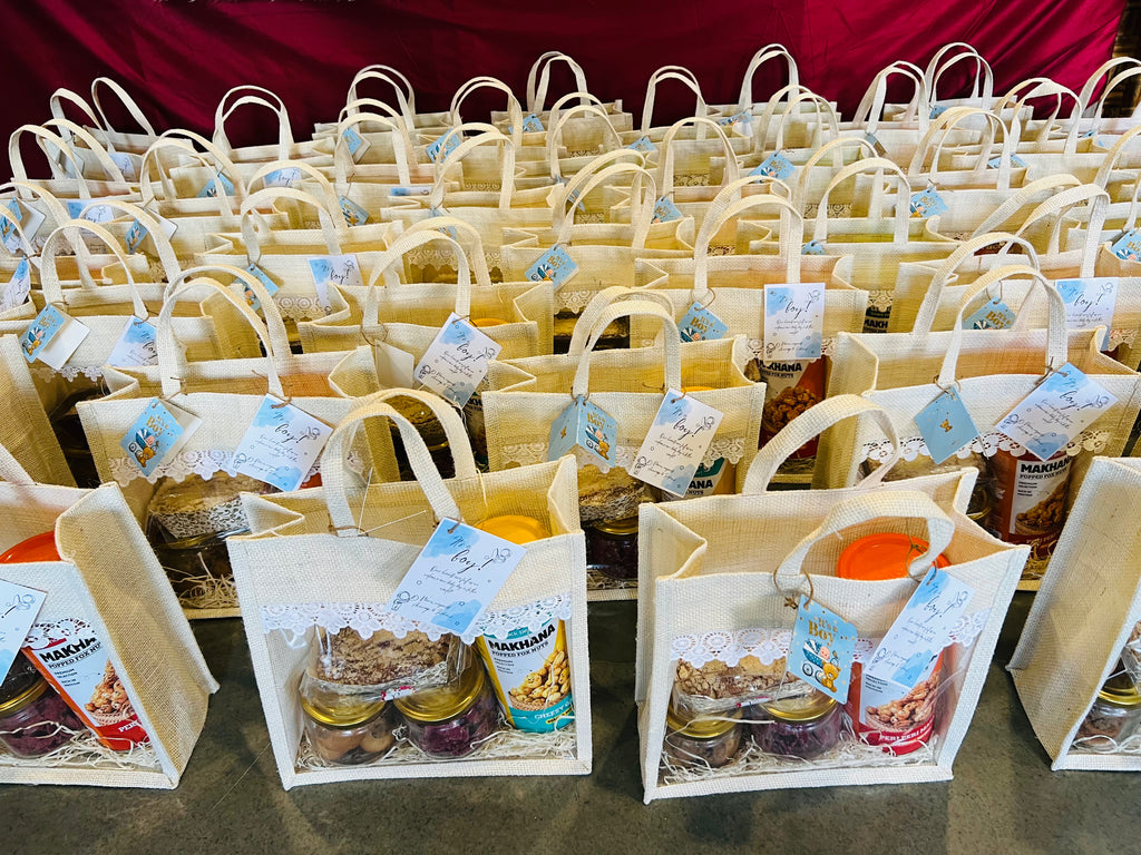 Baby Celebration Jute Return Hamper