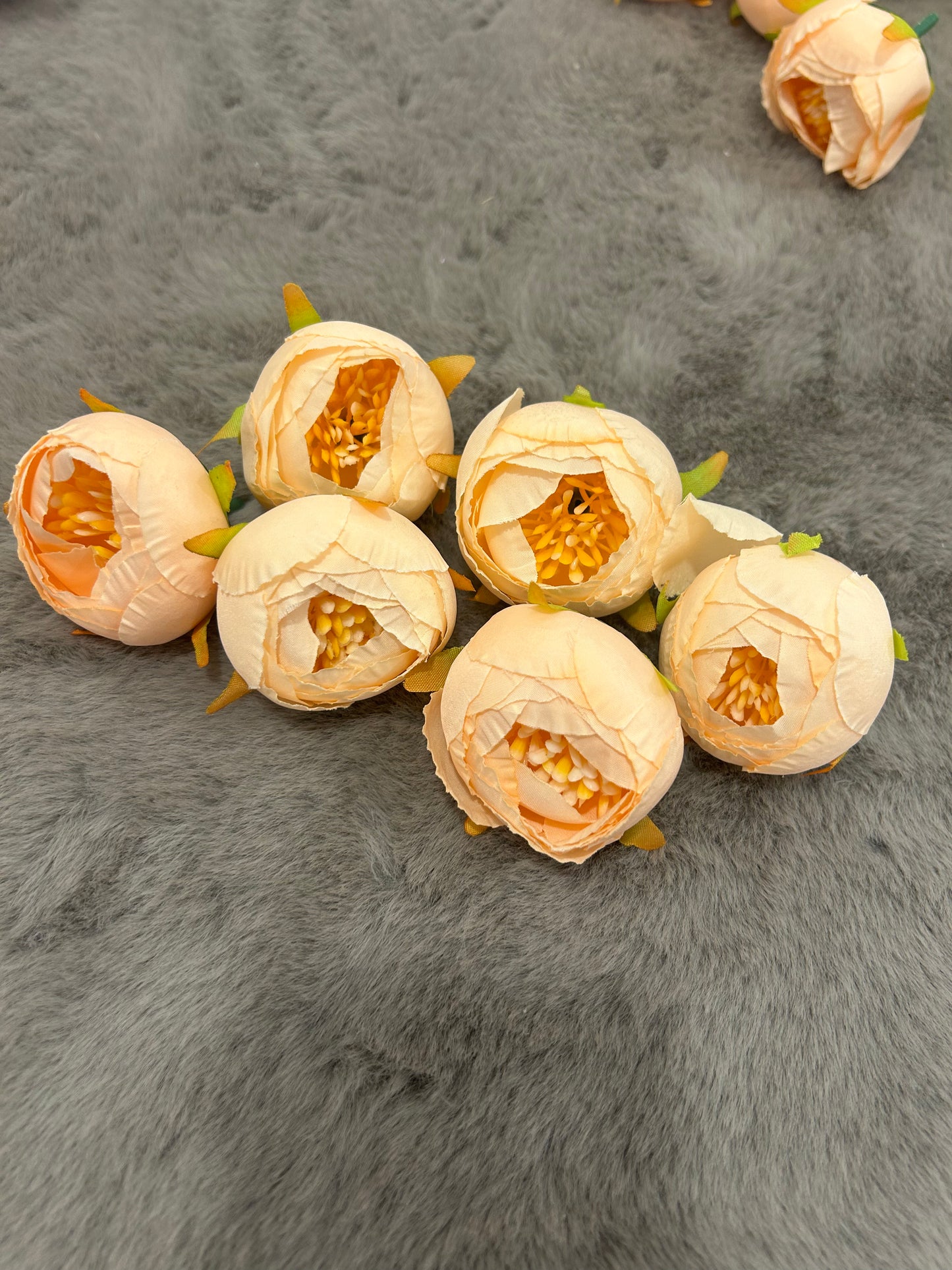 Artificial Medium Closed Peony Flowers - Perfect for Gift Decorations, Wedding Packings, Trousseau, and Floral Jewelry