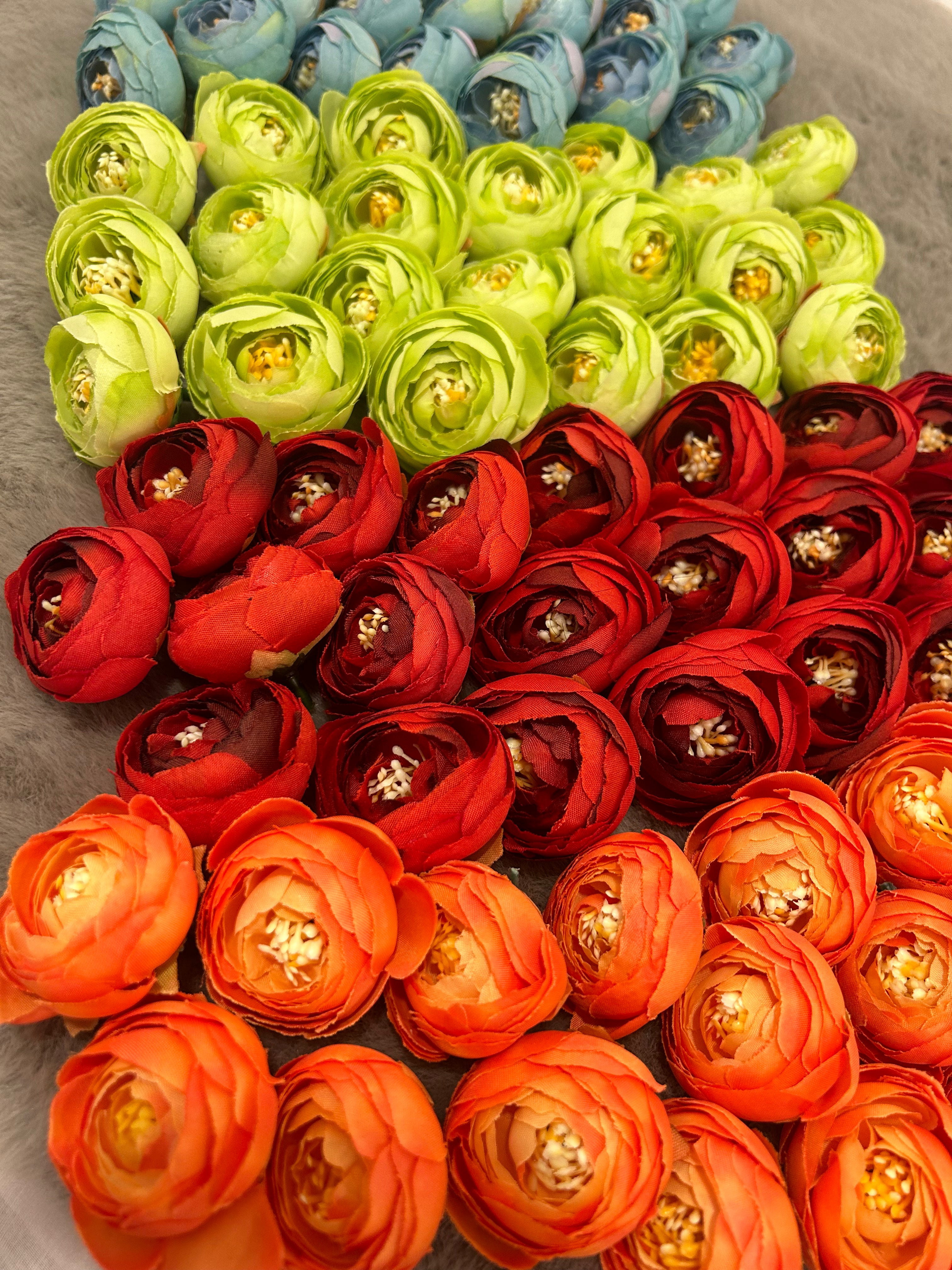 Artificial Small Peony Flowers - Perfect for Gift Decorations, Wedding Packings, Trousseau, and Floral Jewelry