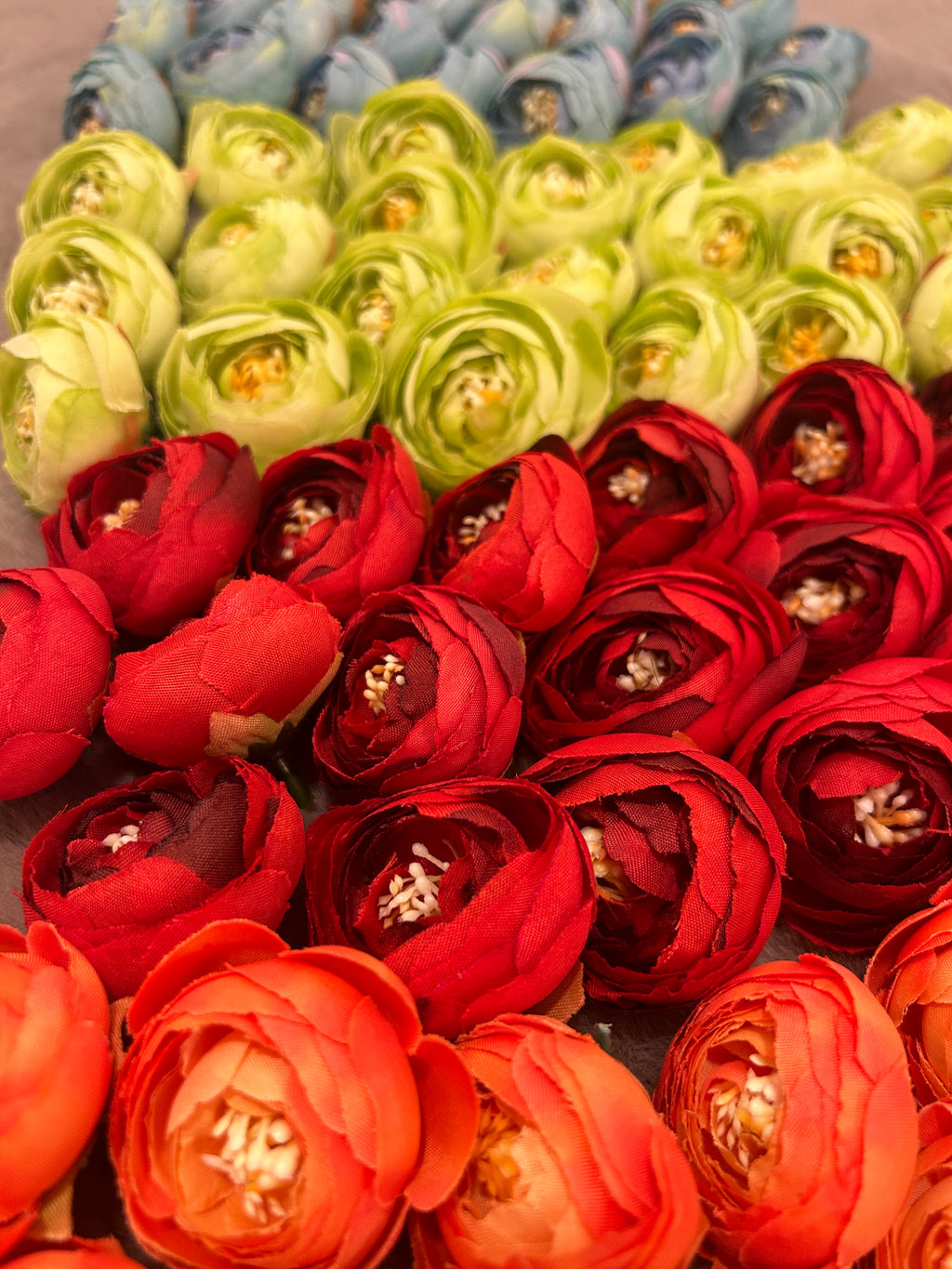 Artificial Small Peony Flowers - Perfect for Gift Decorations, Wedding Packings, Trousseau, and Floral Jewelry