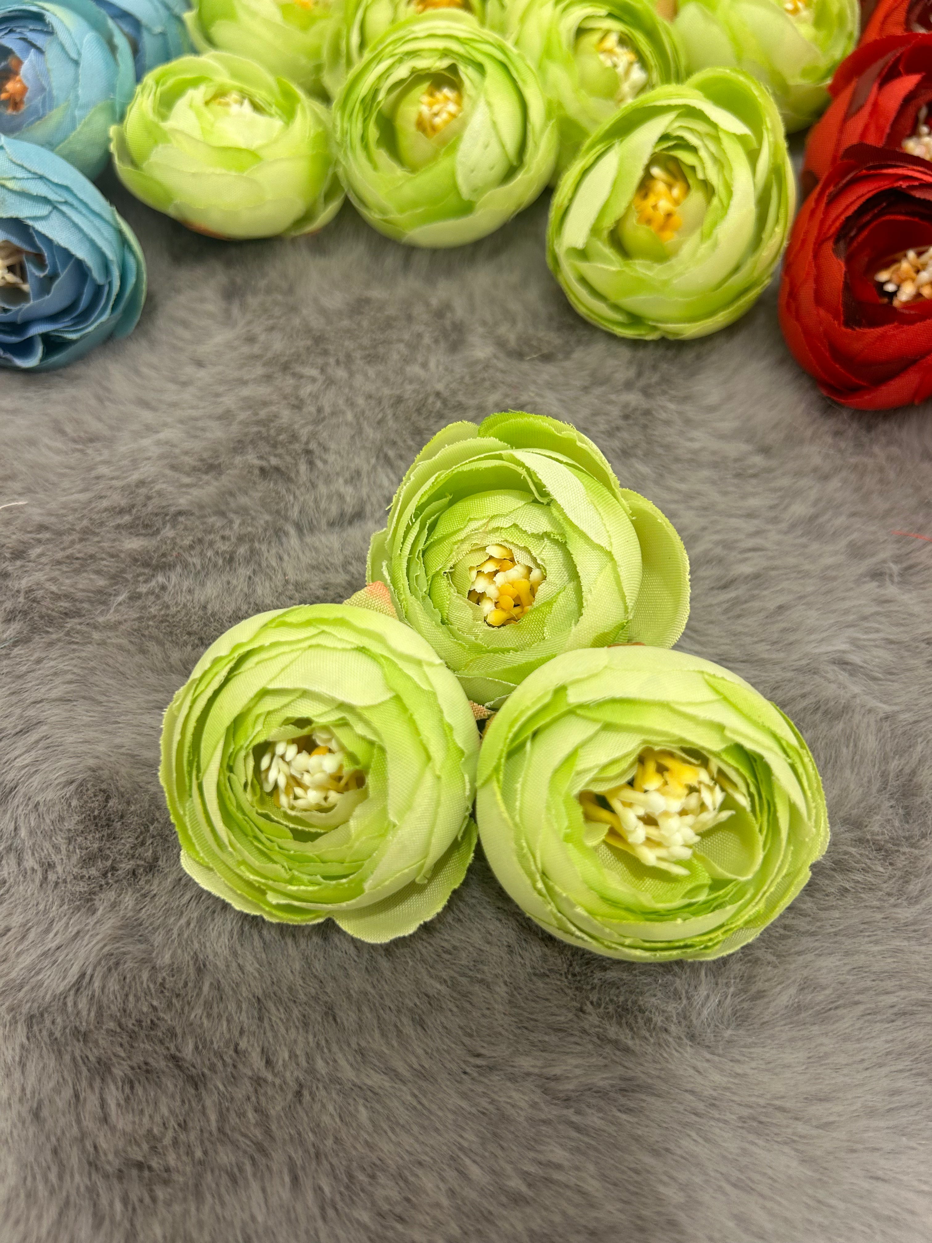 Artificial Small Peony Flowers - Perfect for Gift Decorations, Wedding Packings, Trousseau, and Floral Jewelry