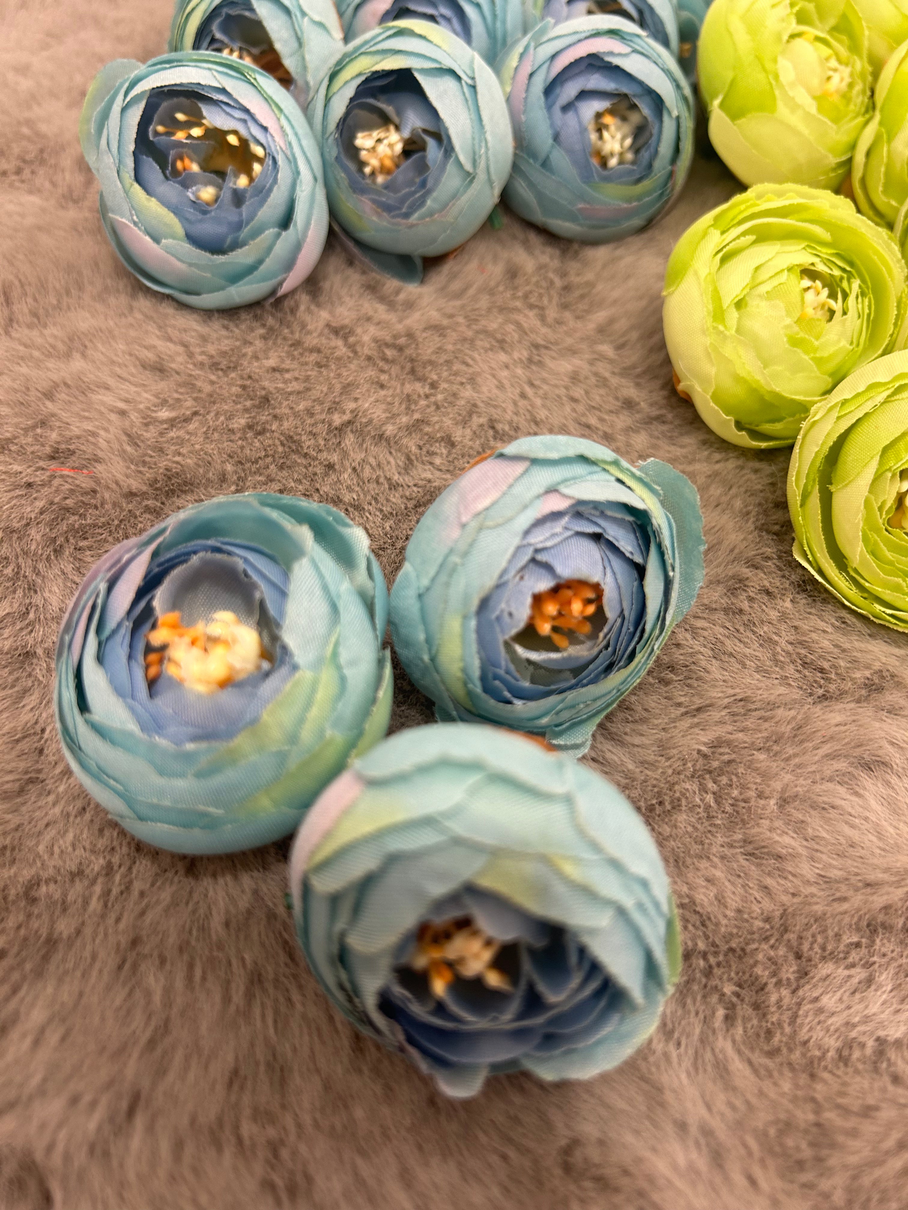 Artificial Small Peony Flowers - Perfect for Gift Decorations, Wedding Packings, Trousseau, and Floral Jewelry