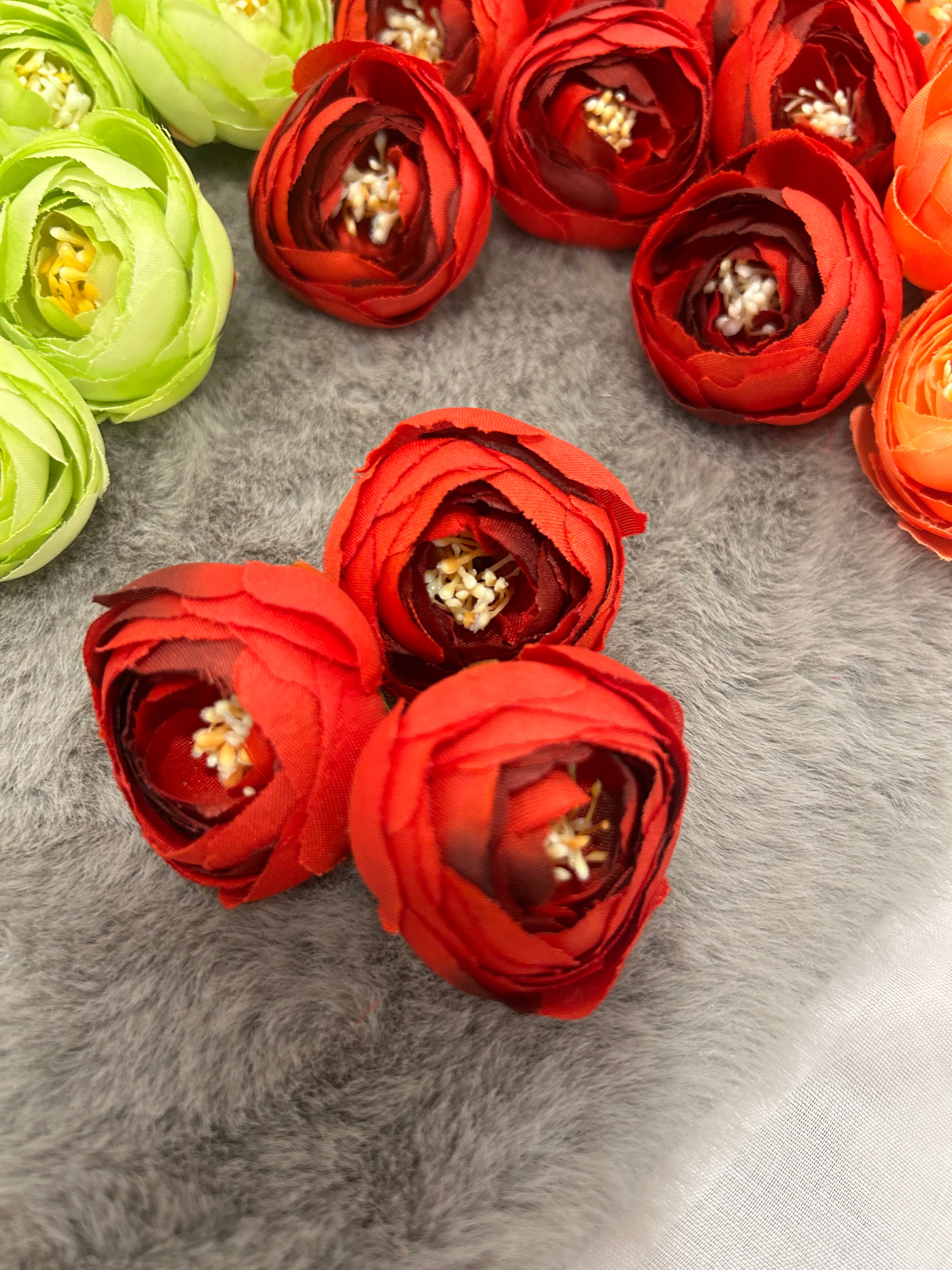 Artificial Small Peony Flowers - Perfect for Gift Decorations, Wedding Packings, Trousseau, and Floral Jewelry