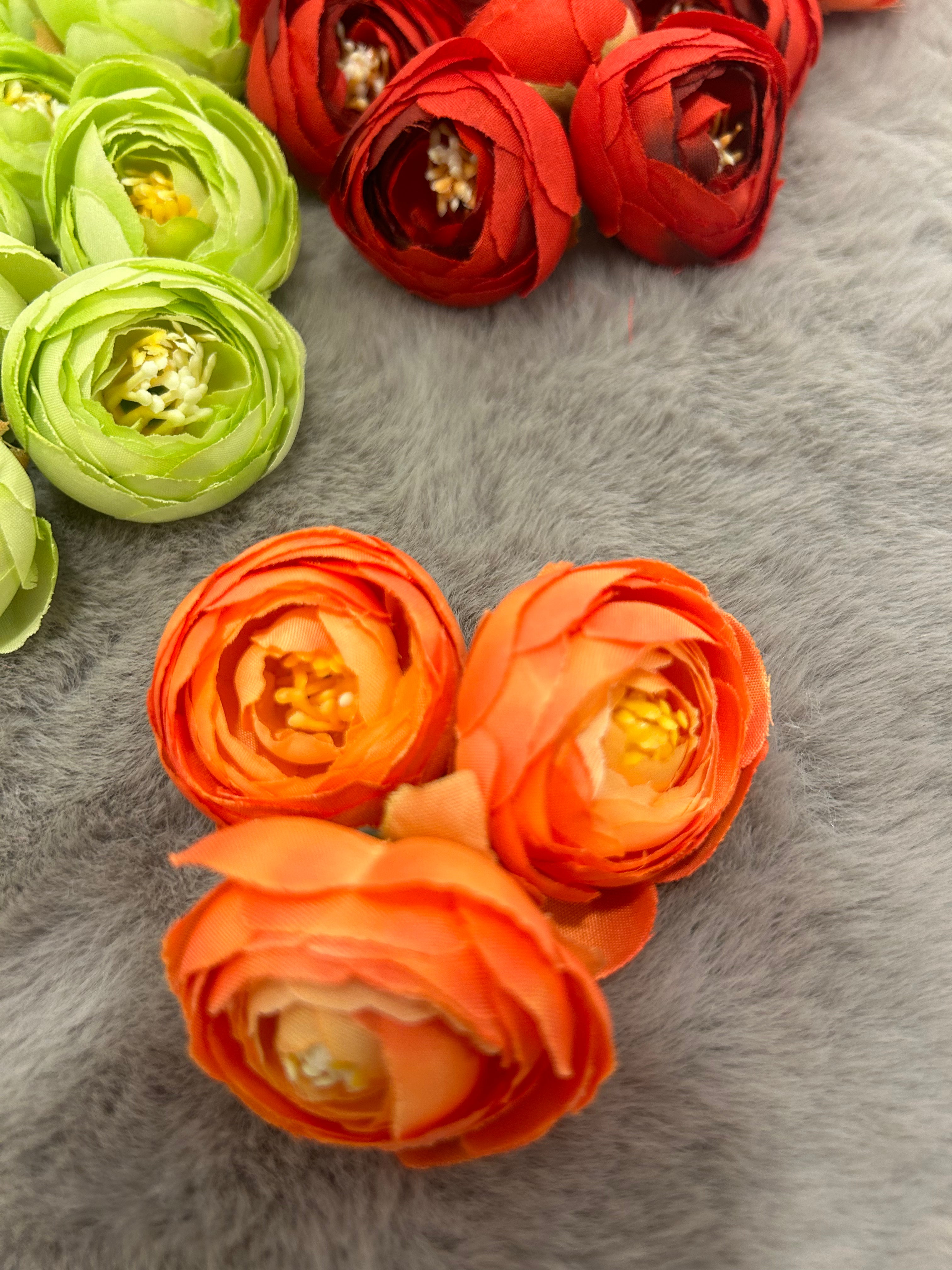 Artificial Small Peony Flowers - Perfect for Gift Decorations, Wedding Packings, Trousseau, and Floral Jewelry