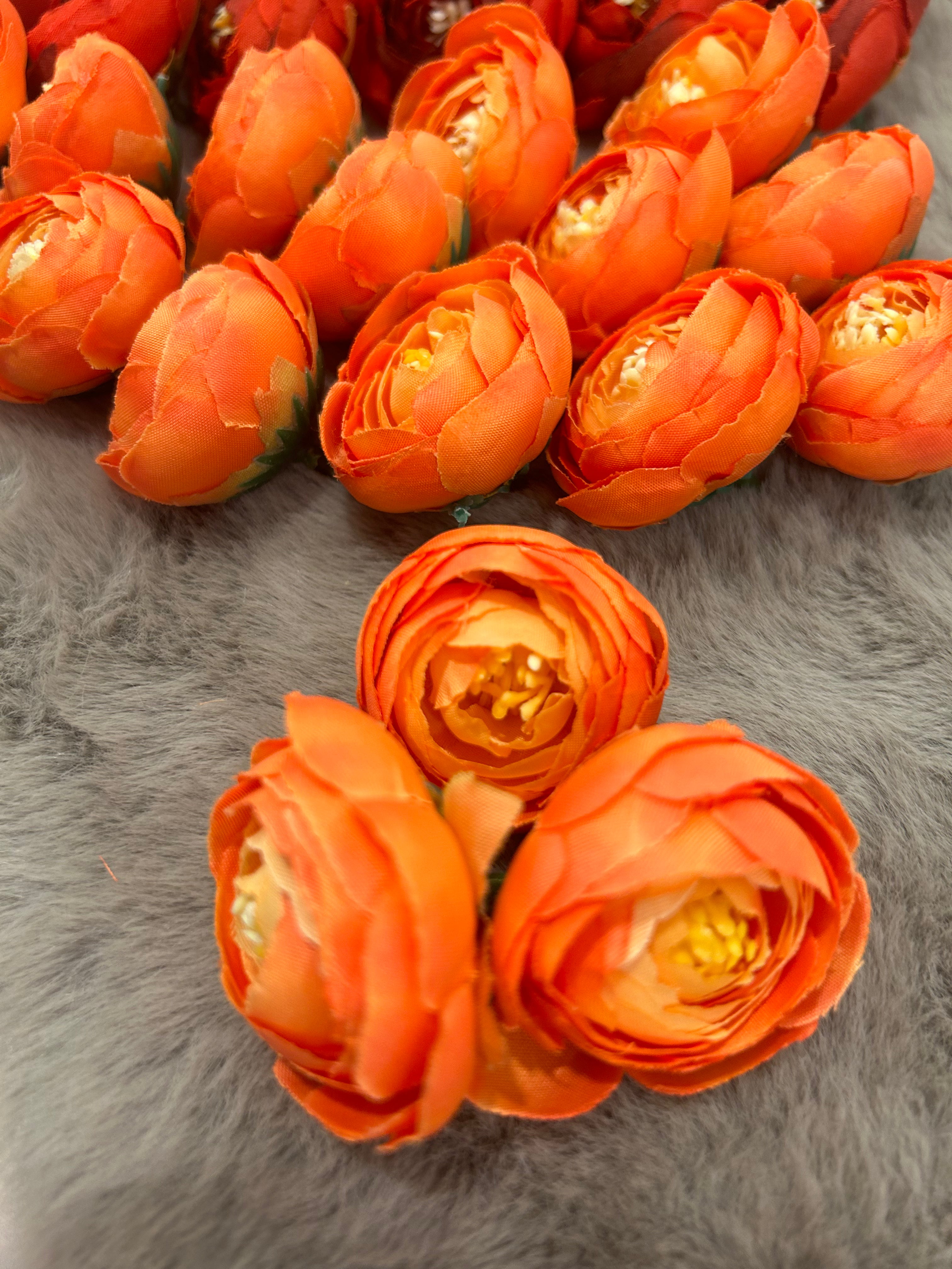 Artificial Small Peony Flowers - Perfect for Gift Decorations, Wedding Packings, Trousseau, and Floral Jewelry