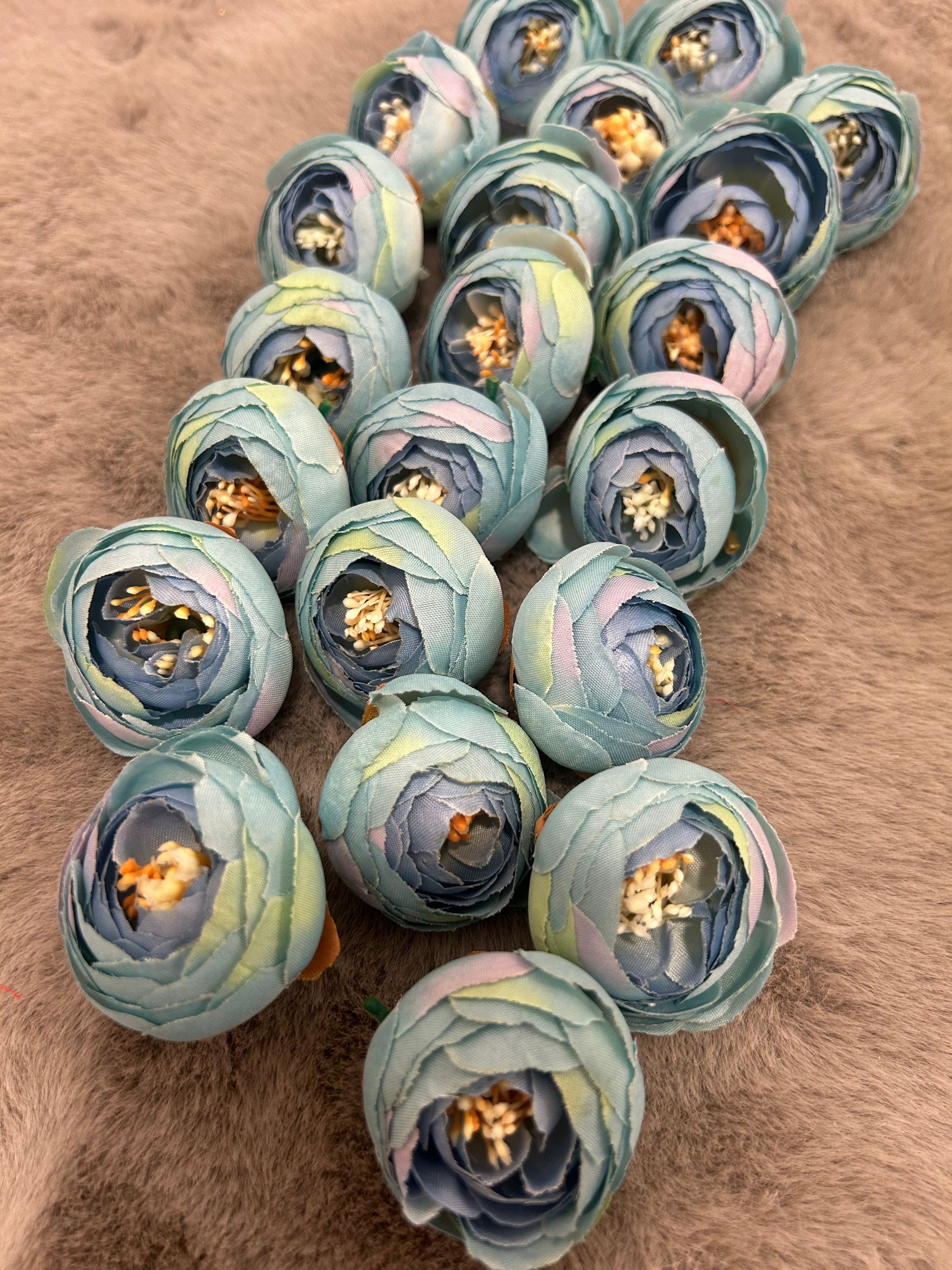 Artificial Small Peony Flowers - Perfect for Gift Decorations, Wedding Packings, Trousseau, and Floral Jewelry