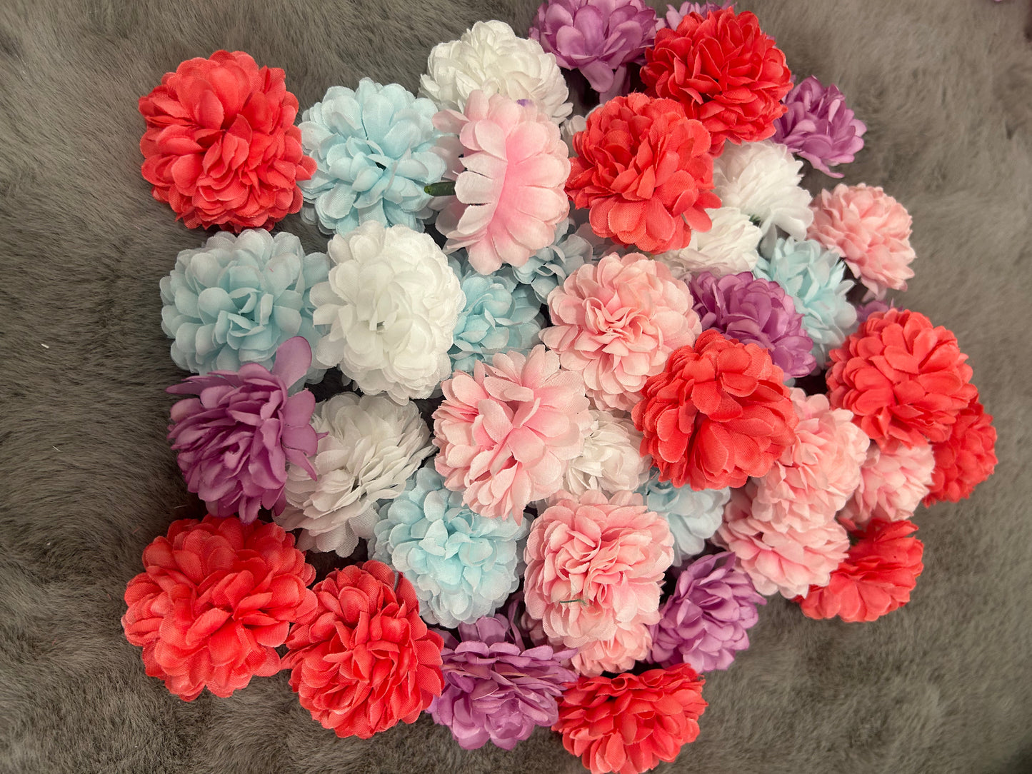 Artificial Small Carnation Flowers - Ideal for Gift Decorations, Wedding Packings, Trousseau, and Floral Jewelry