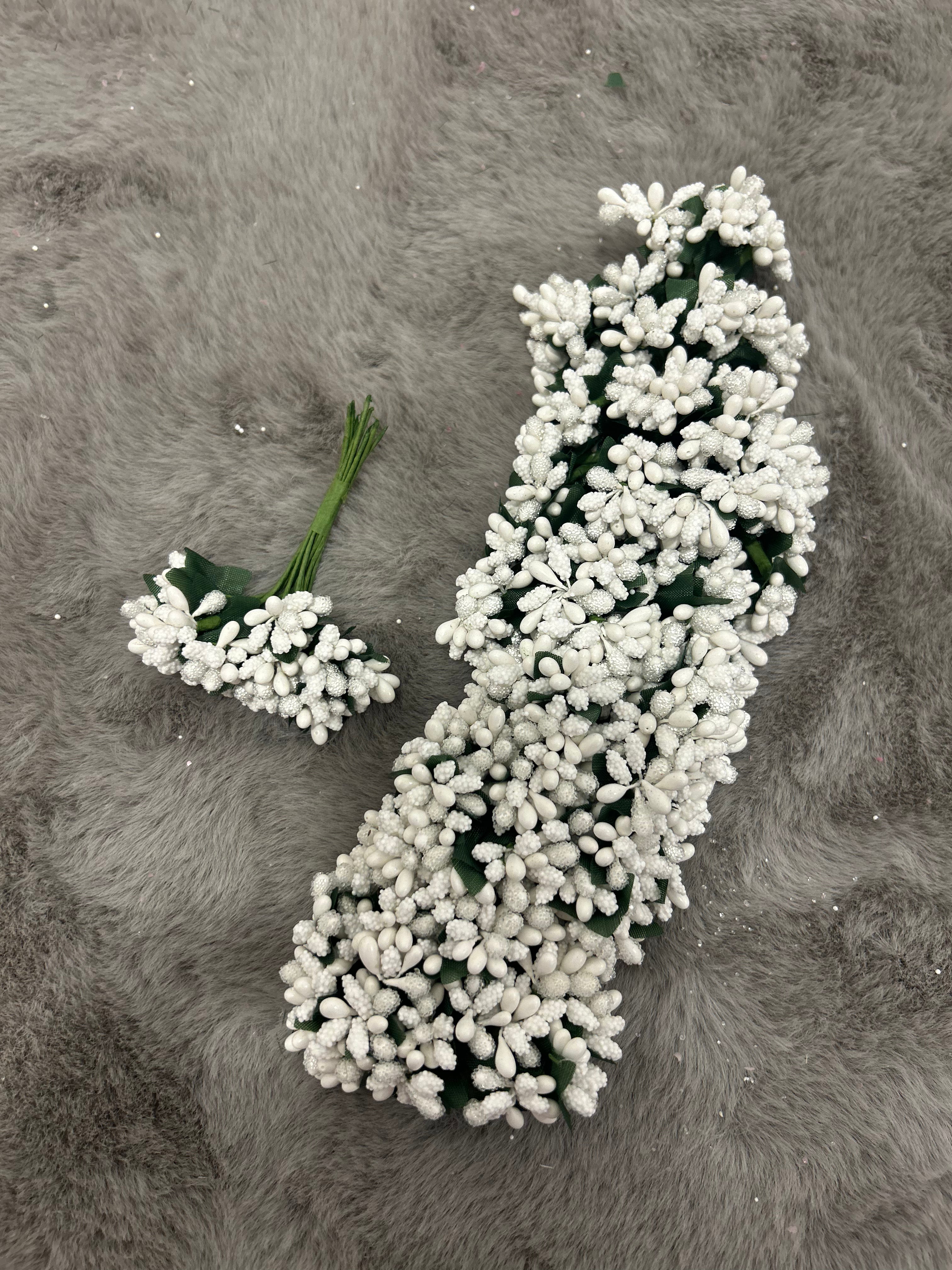 Versatile Artificial Pollens - Perfect for Crafting, Floral Arrangements, and Decorative Projects - Set of 144 pcs