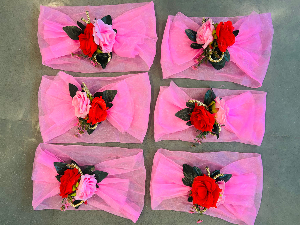 Blush Floral Tray Cover