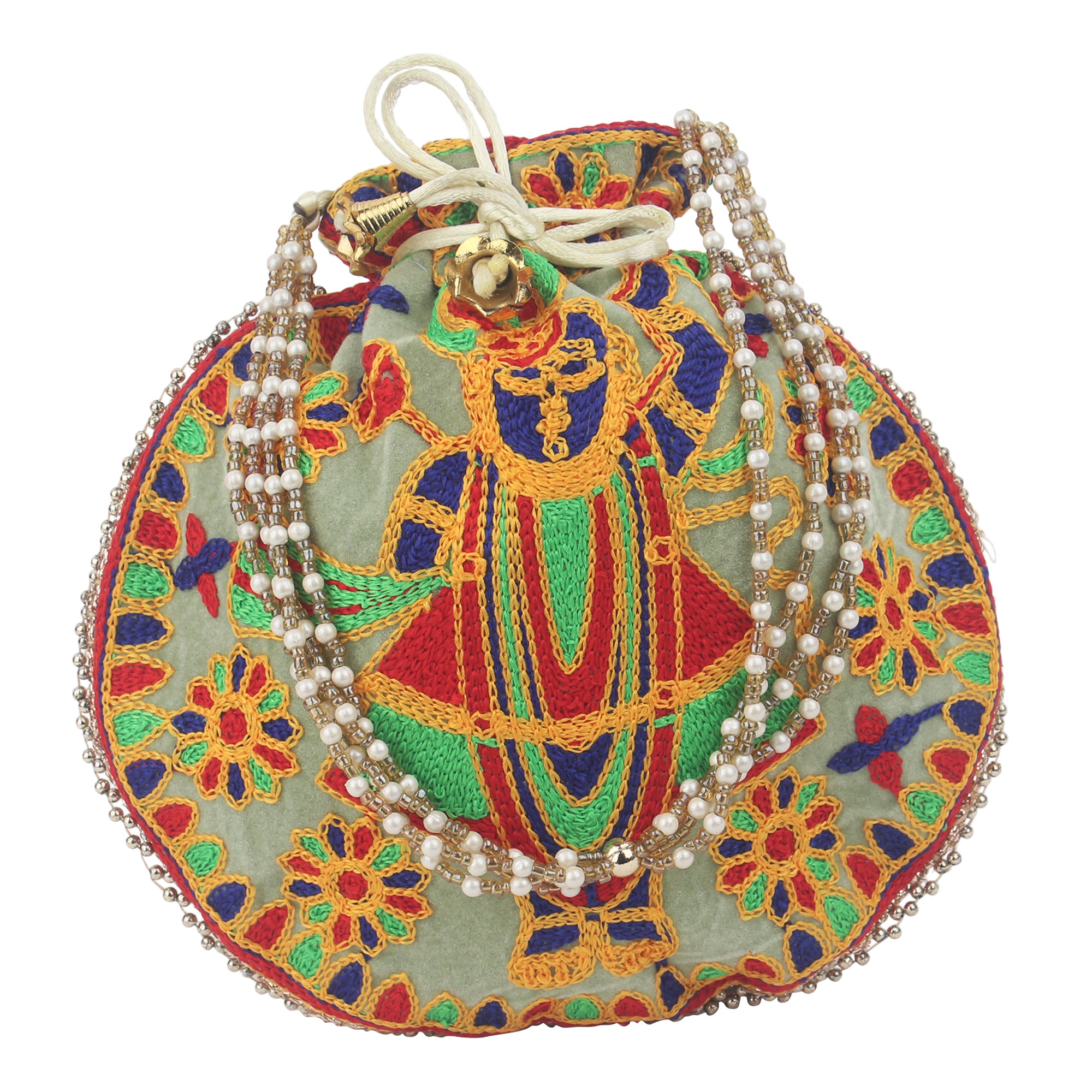 Divine Tirupatiji Potli Batwa Bag: Sacred Return Gift & Traditional Accessory