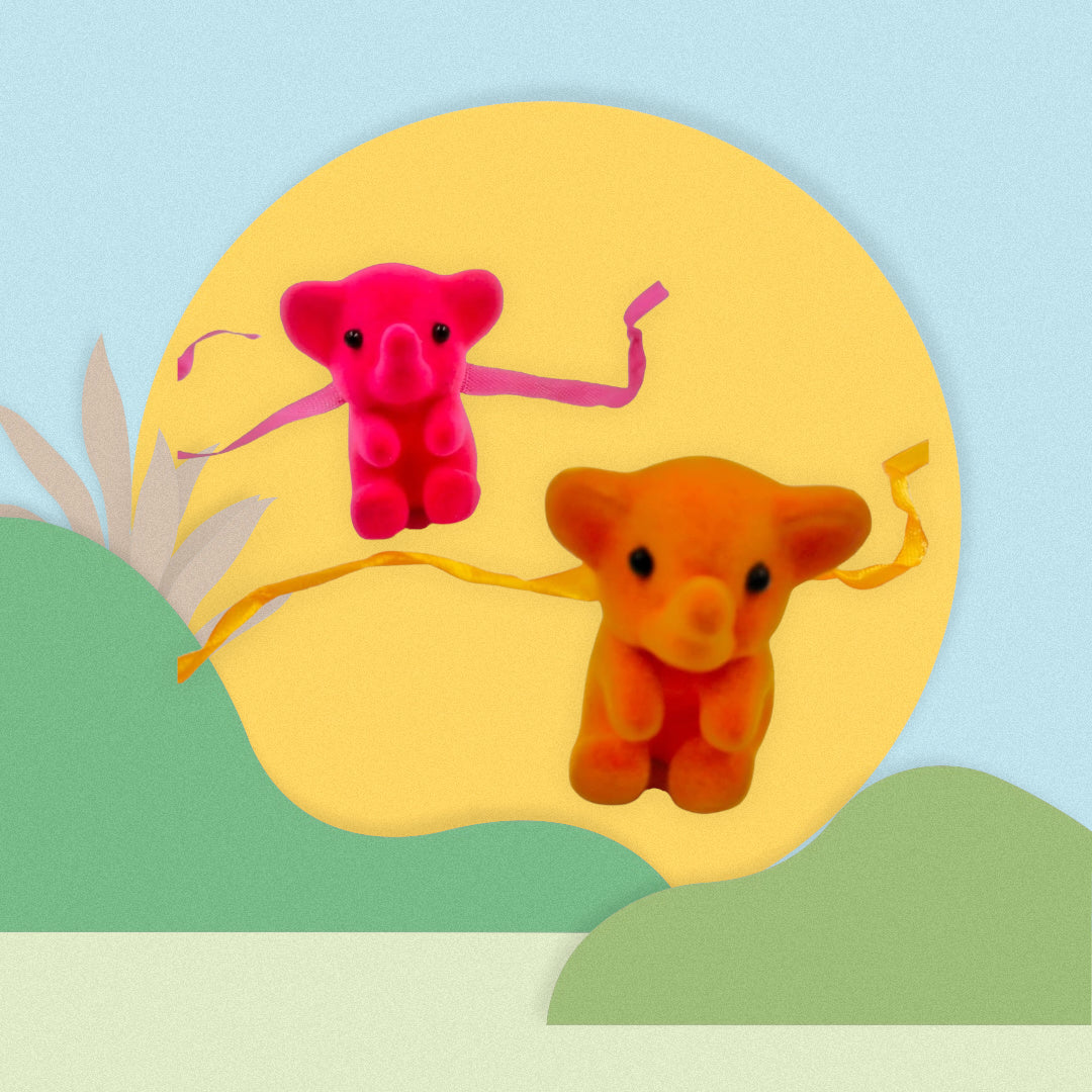 Wrap Shap Soft Toy Whistle Rakhi for Small Kids or Newborns - Design 205