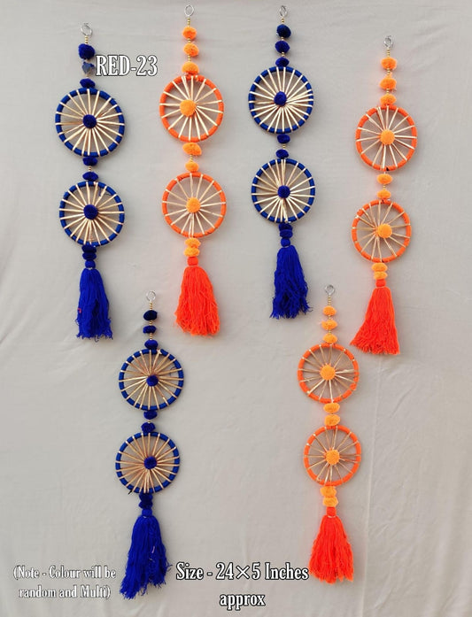 Traditional handmade multicolour hanging for door decoration