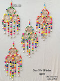 Handcrafted pom pom decorative hanging