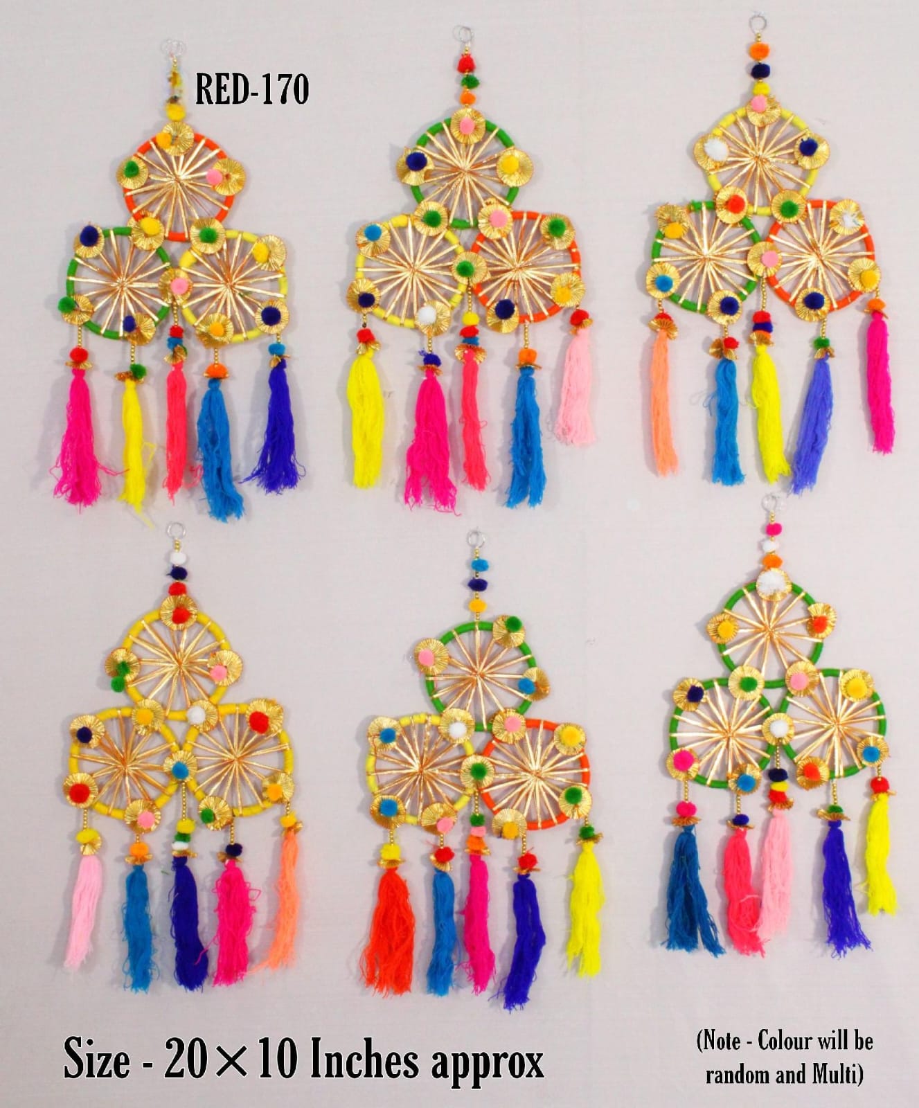 Festive multicolour wall hanging for home décor and pooja rooms