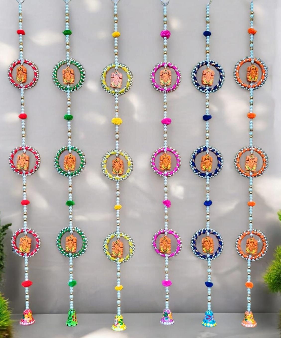 Handcrafted festive Ganesh Ji hanging for doors and walls