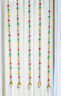 Pom Pom and Golden Ghanti Pearl Latkan for festive decoration