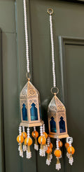 Decorative lantern wall and door hanging set