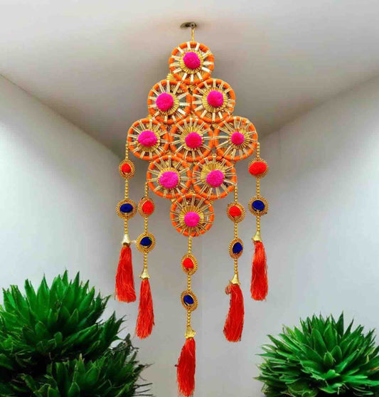 Handmade wall hanging for door and temple décor