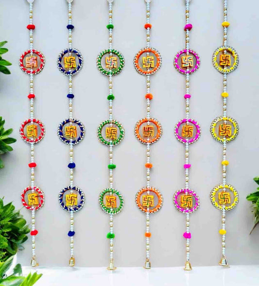 Handmade Swastik ring hanging for Diwali and festivals