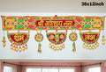Shree Ganeshay Namah Subh Labh Toran Bandhanwar for festive decoration