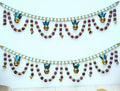 Rudraksha Kalash Toran 3 feet for main door decoration