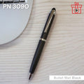 Luxury bullet matte black pen for professionals