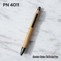 Sustainable bamboo pen with stylus for corporate gifting
