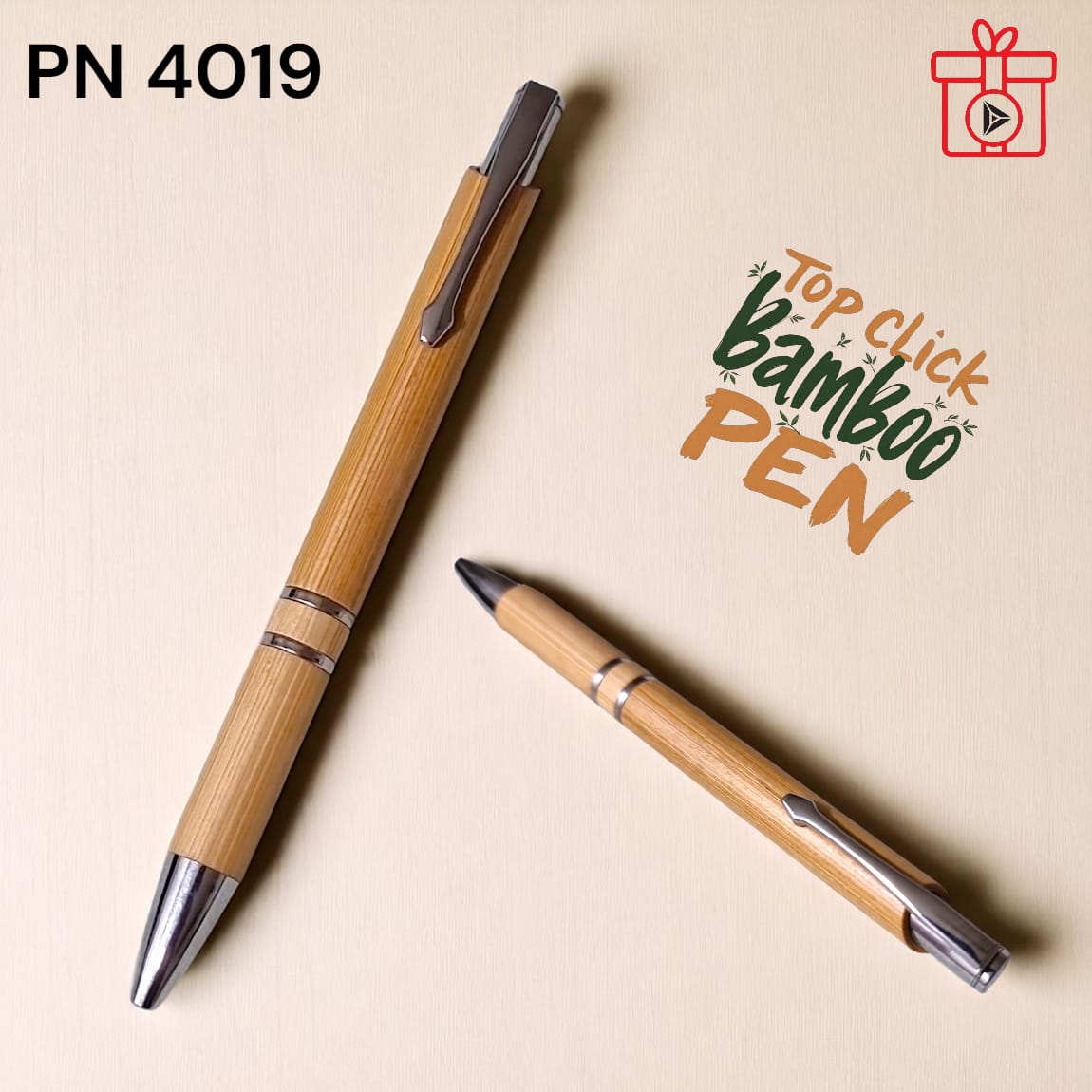 Eco-friendly executive bamboo pen with smooth ballpoint