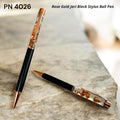 Luxurious rose gold jari black stylus pen executive corporate gift