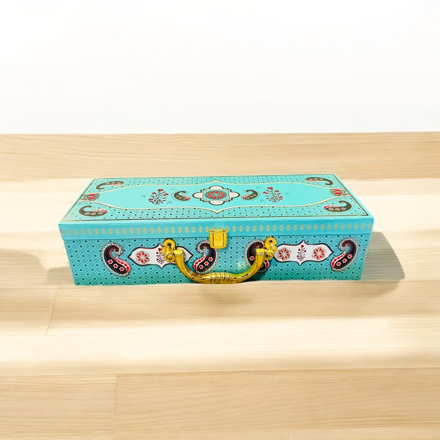 Luxury 3-jar dry fruit gift box with premium paper finish, airtight jars, ideal for festive gifting, weddings, return gifts, Diwali, Rakhi, and corporate hampers.