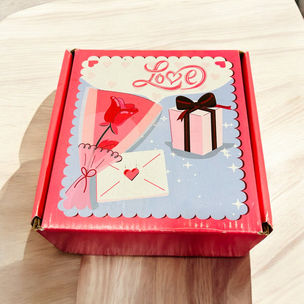 Romantic Couple Figurine with Chocolate Hamper – Valentine, Anniversary, Birthday, Wedding Gift