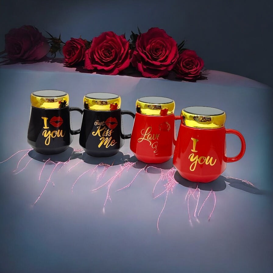 Valentine’s Gift – "I Love You" / "Kiss Me" Coffee Mug ☕💖
