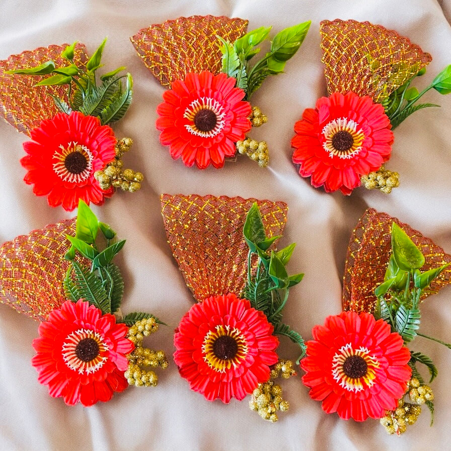 Single Artificial Sunflower Bunch – Assorted Colors | Gift Packing & Décor by Wrap Shap