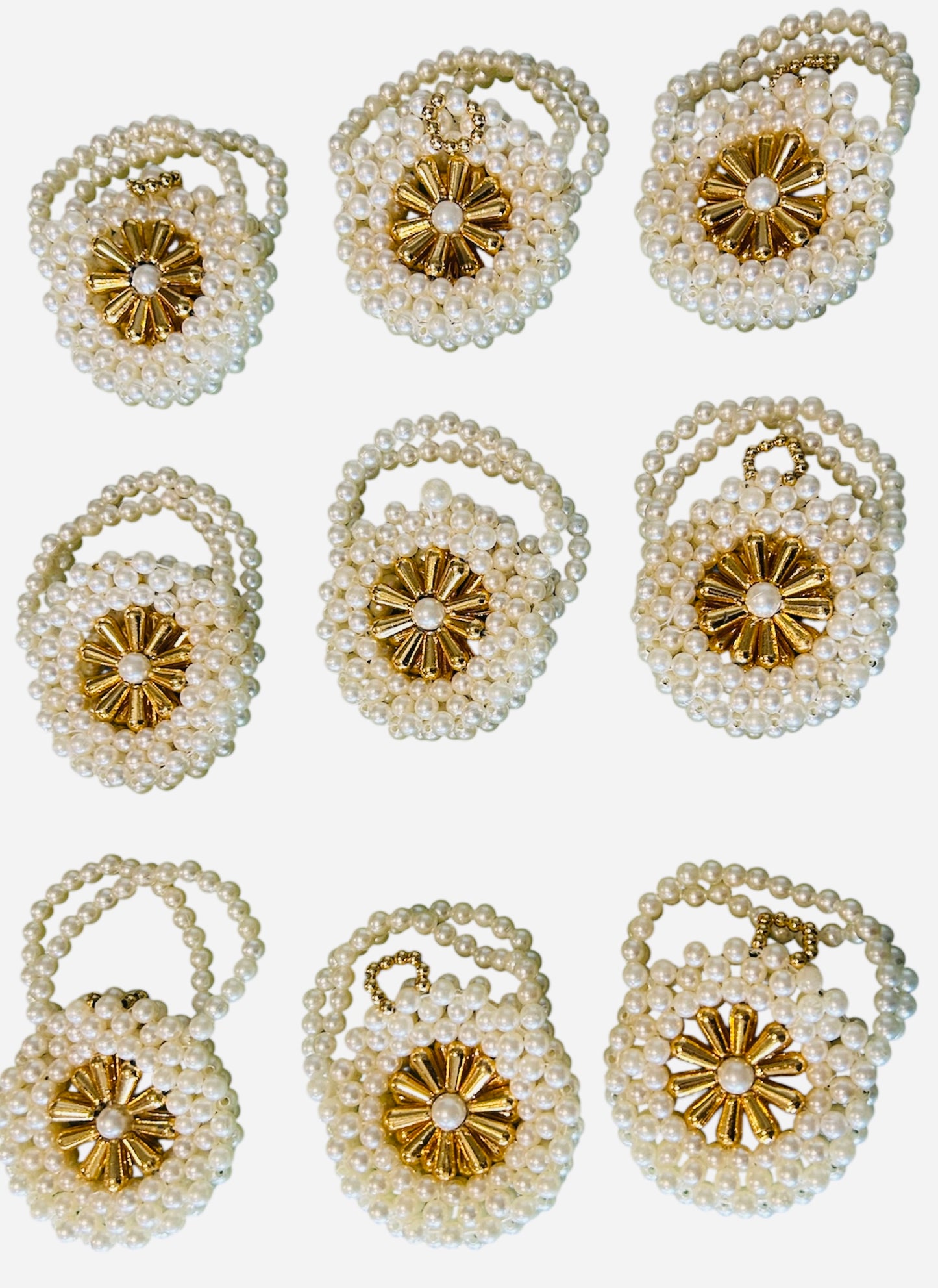 Small Round Pearl Coin Gifting Bags for Gold & Silver Coins, Bars, Ginni – Elegant Return Gift Packaging | Wrap Shap