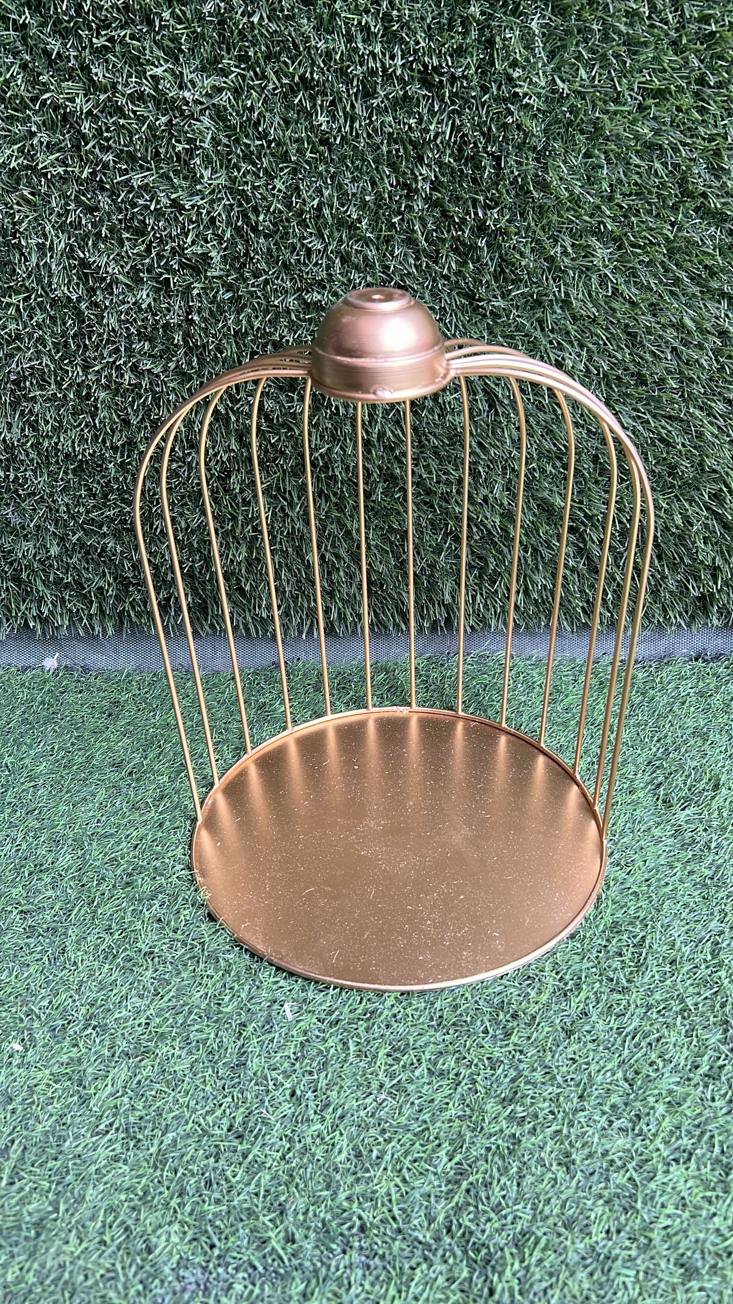 Golden Metal Half Cage