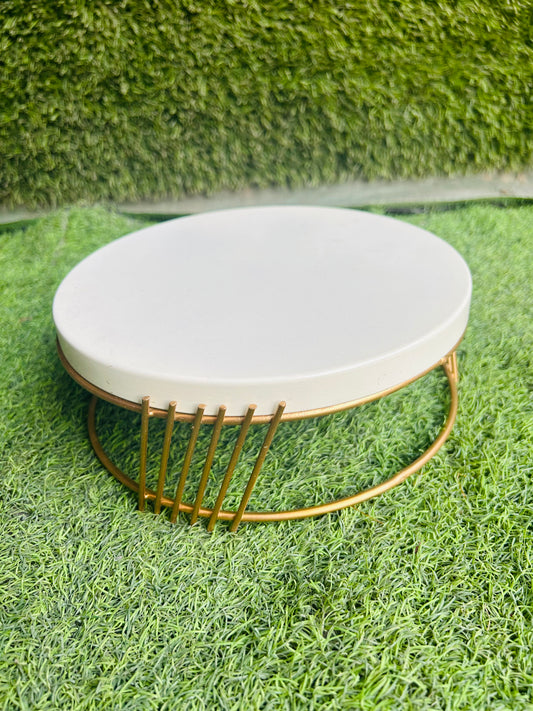 Metal Cake Platter, Basket