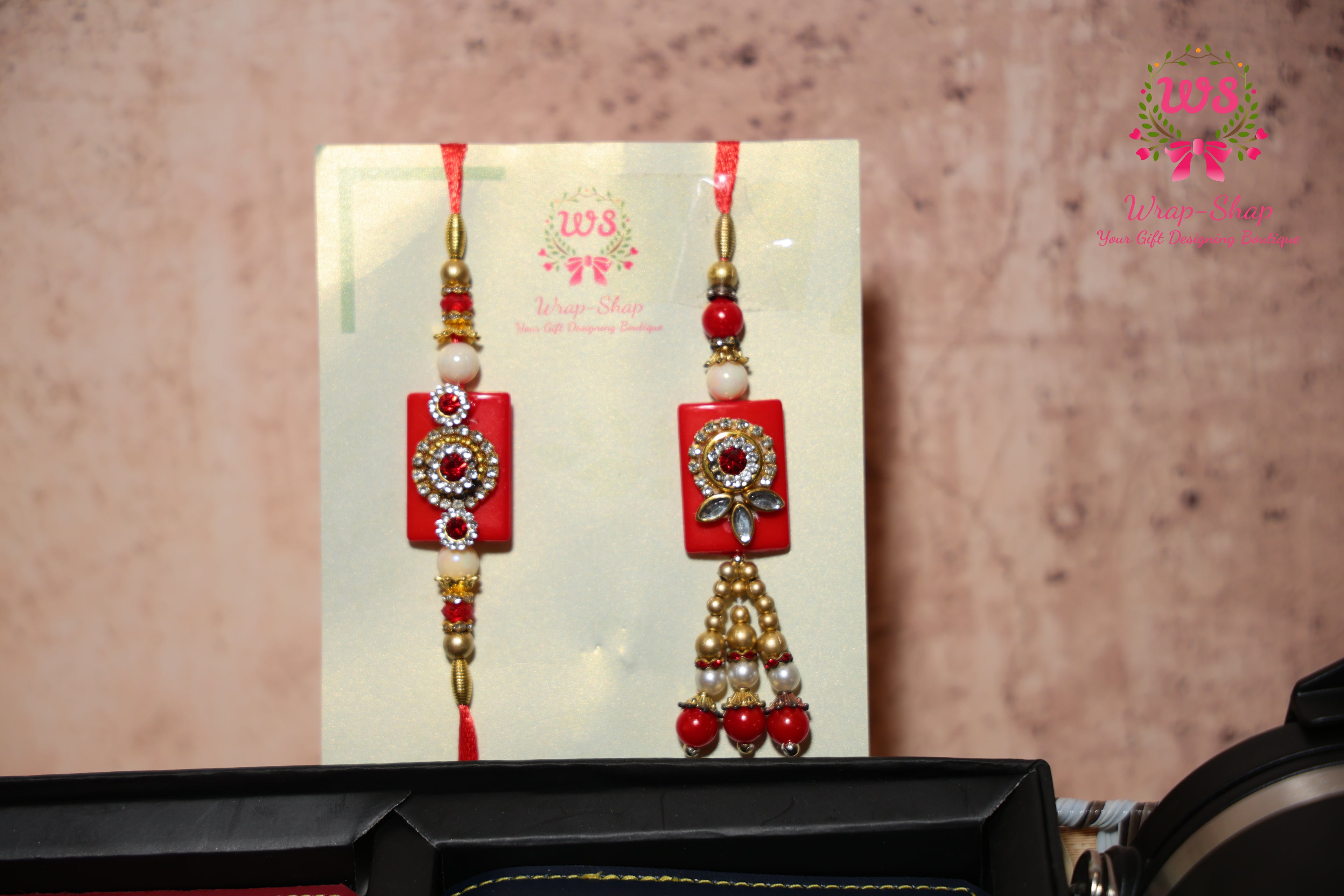 Personalized Bhaiya Bhabhi Rakhi Hamper with Custom Passport Covers, Ferrero Rocher, Flask & Gift Basket | Wrap Shap