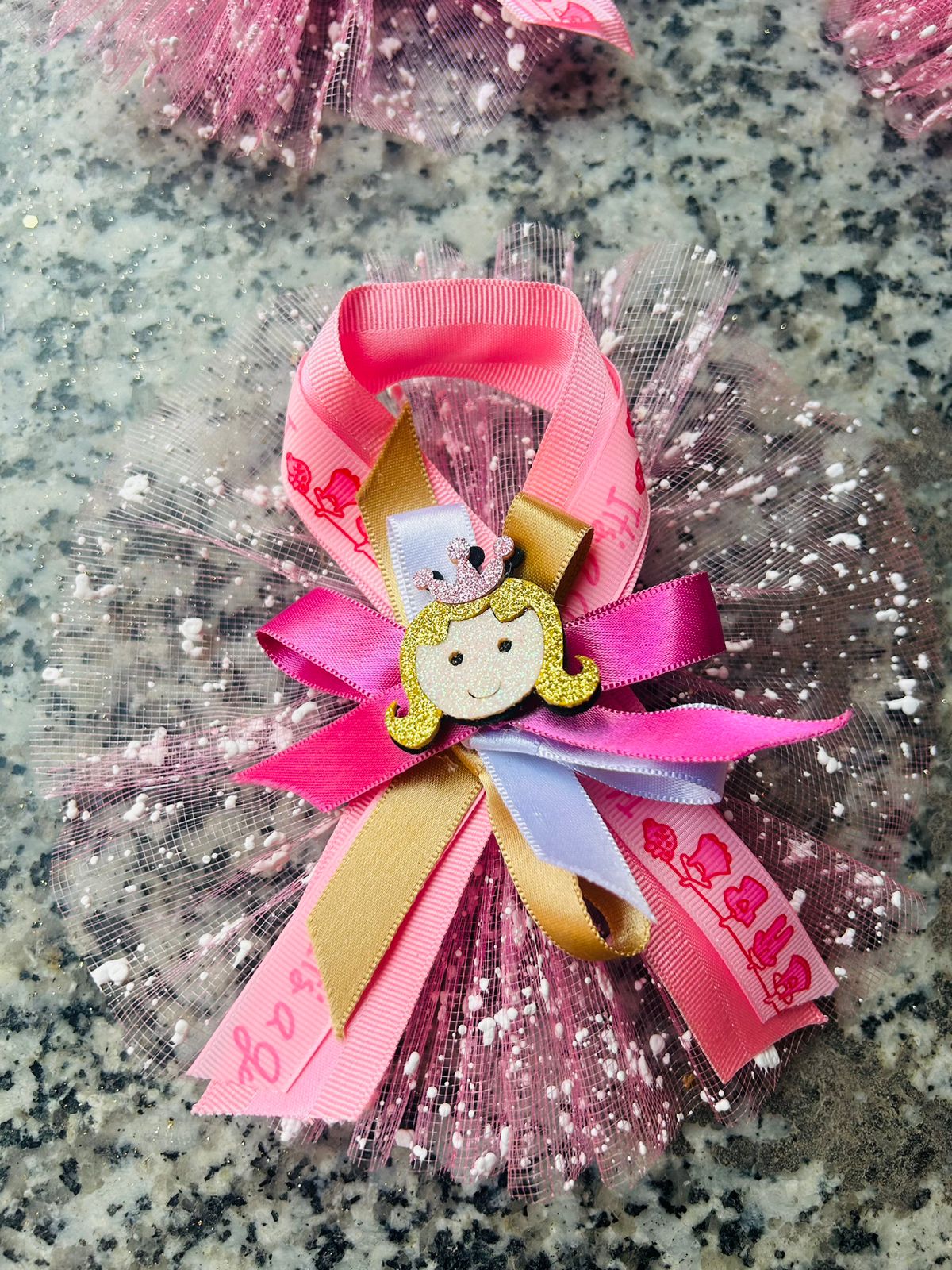 Adorable Baby Pink & Blue Decoration Bunch with Assorted Embellishments for Baby Showers and Newborn Celebrations