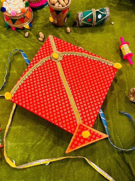 Lohri Hamper in Kite-Shaped Gift Box with Traditional Festive Treats