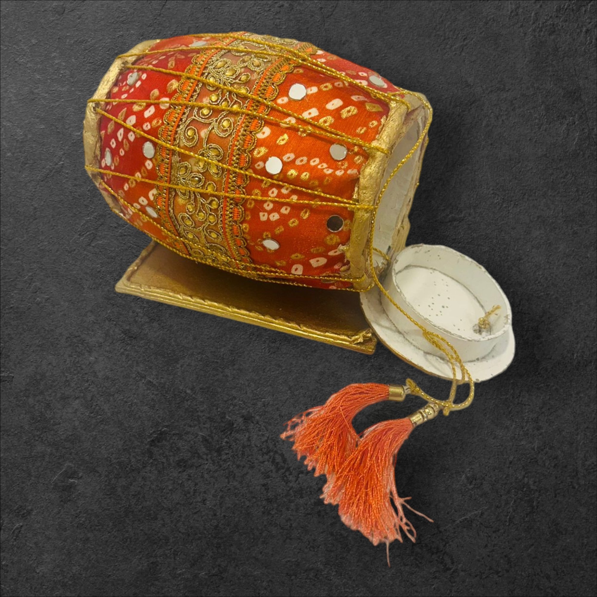 Melodic Memories Dholak Shaped Gifting Box