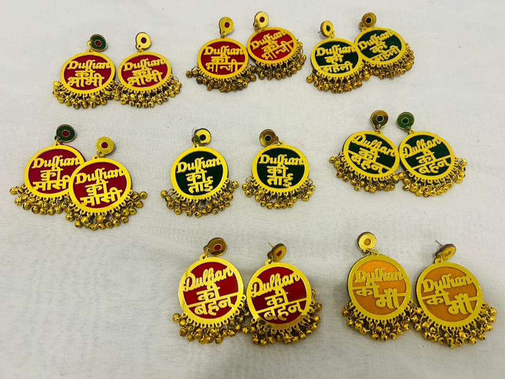 Exquisite Earrings for Bride’s Family Members – Dulhan Ki Maa, Maasi, Bhua, Mami, Behen & Bhabhi
