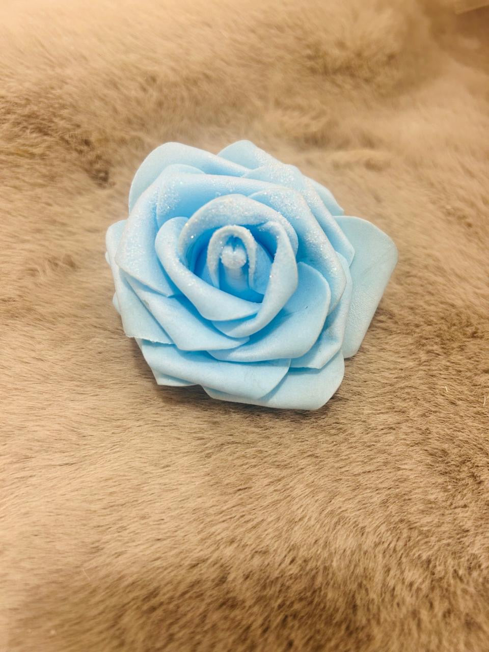 Elegant 9cm Artificial Foam Rose Flowers for Decor and Creative Embellishments