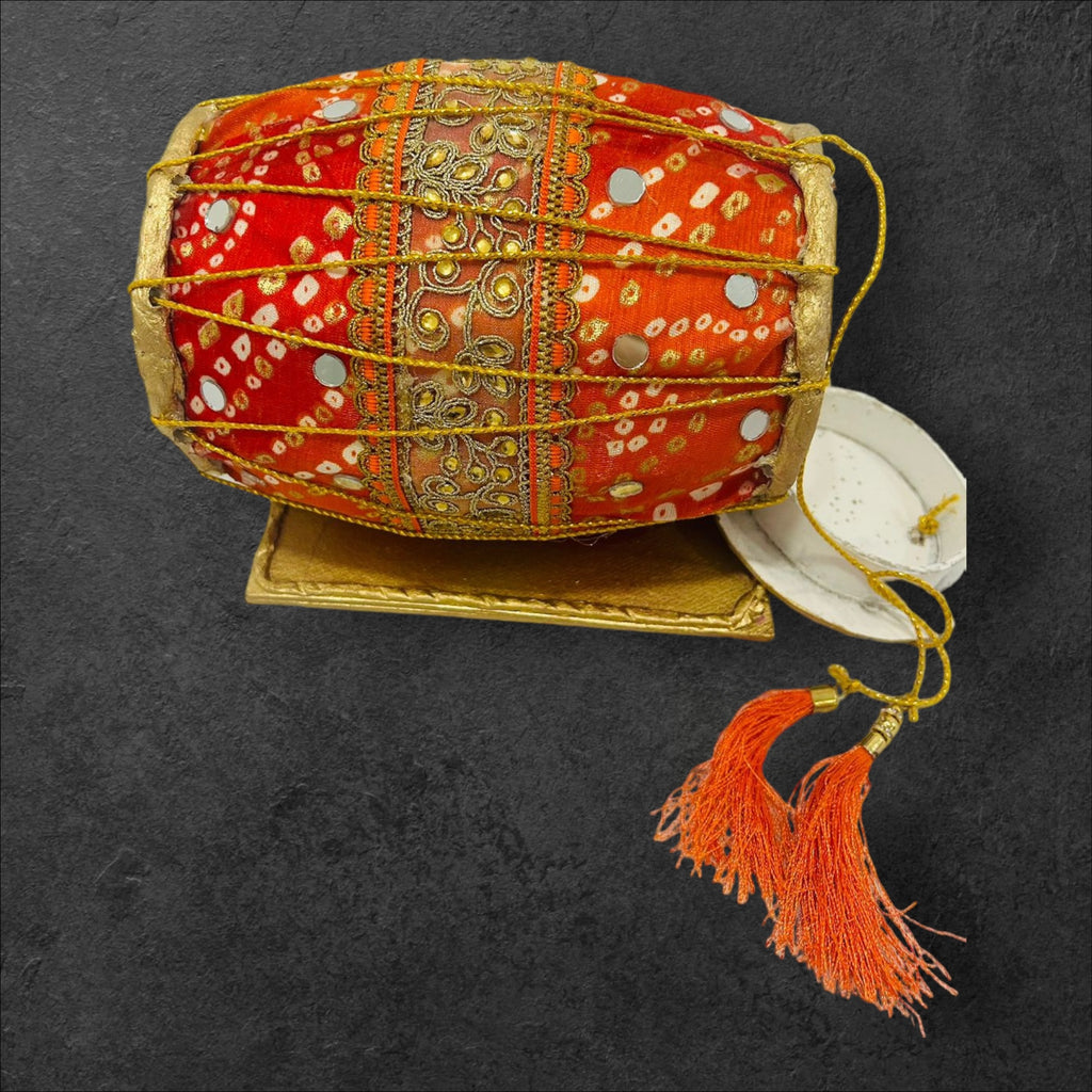 Melodic Memories Dholak Shaped Gifting Box