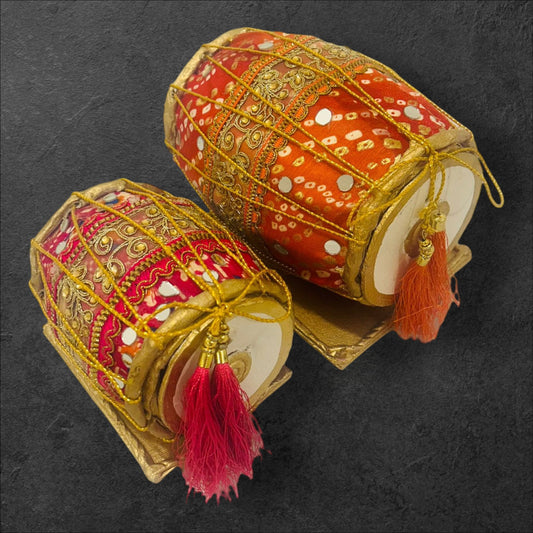 Melodic Memories Dholak Shaped Gifting Box