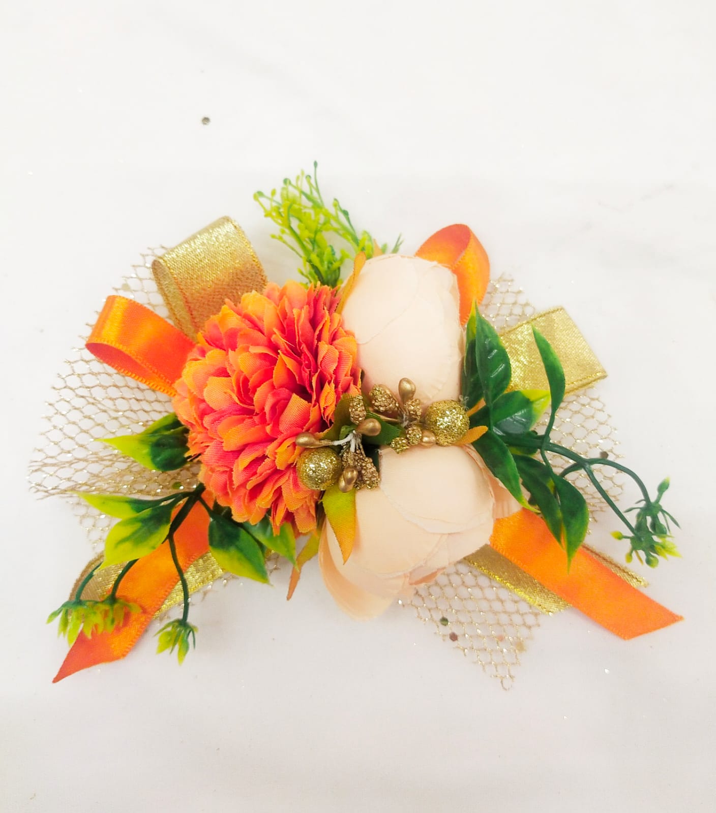 Elegant Large Carnation and Peony Artificial Flower Bunch for Festive Decor and Gift Embellishment