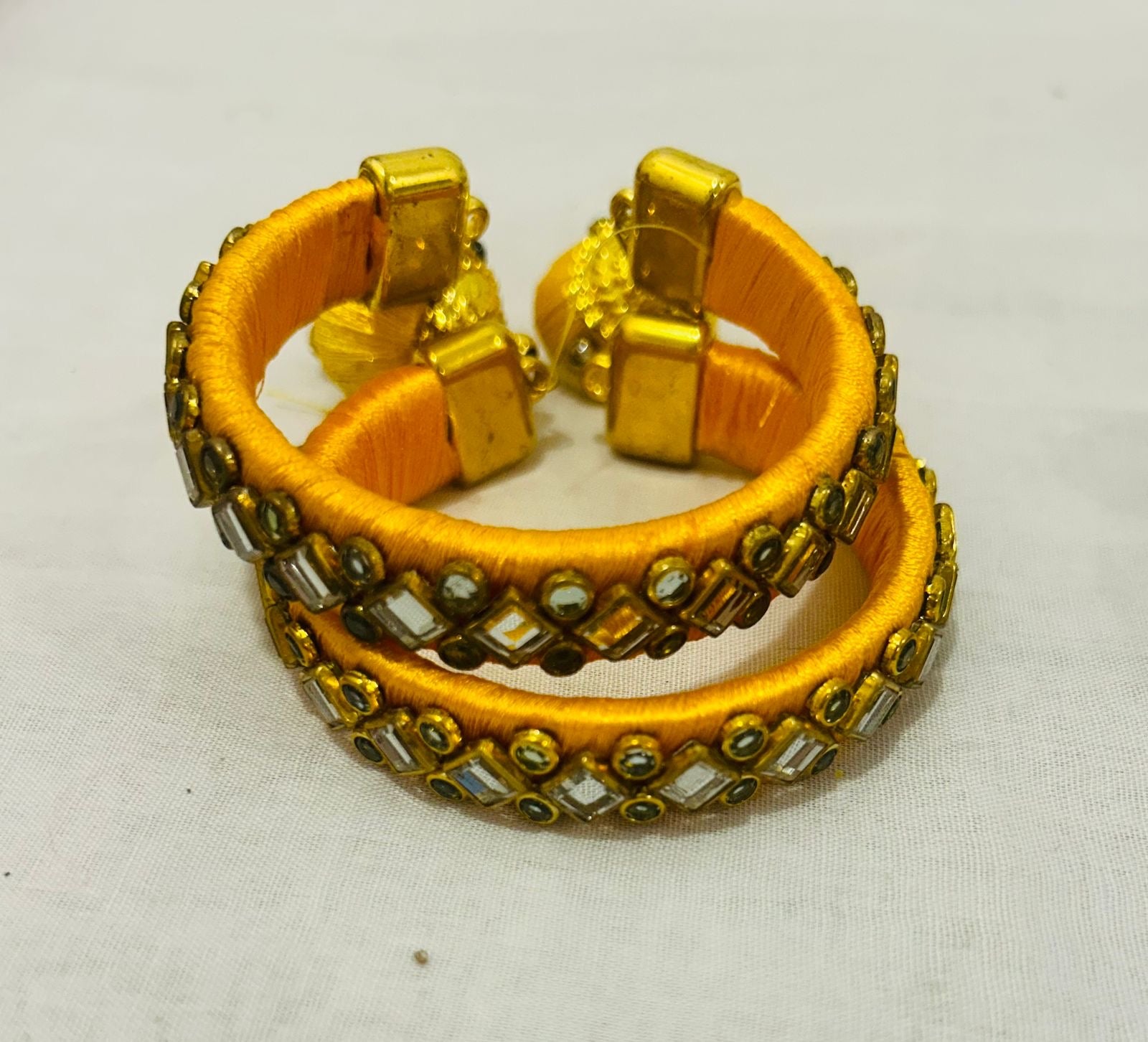 Kundan Bangles – Set of 2 | Elegant Return Favors in Assorted Colors